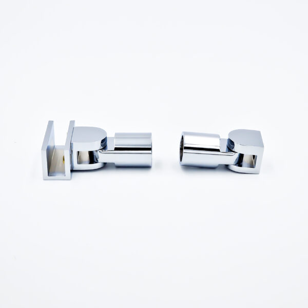 Fixation murale réglable pour tube d19mm finition chromé brillant A254 – Image 2