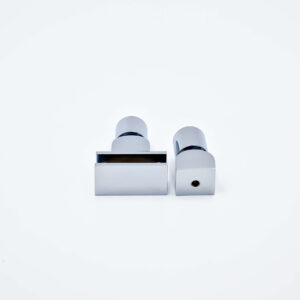 Fixation murale réglable pour tube d19mm finition chromé brillant A254