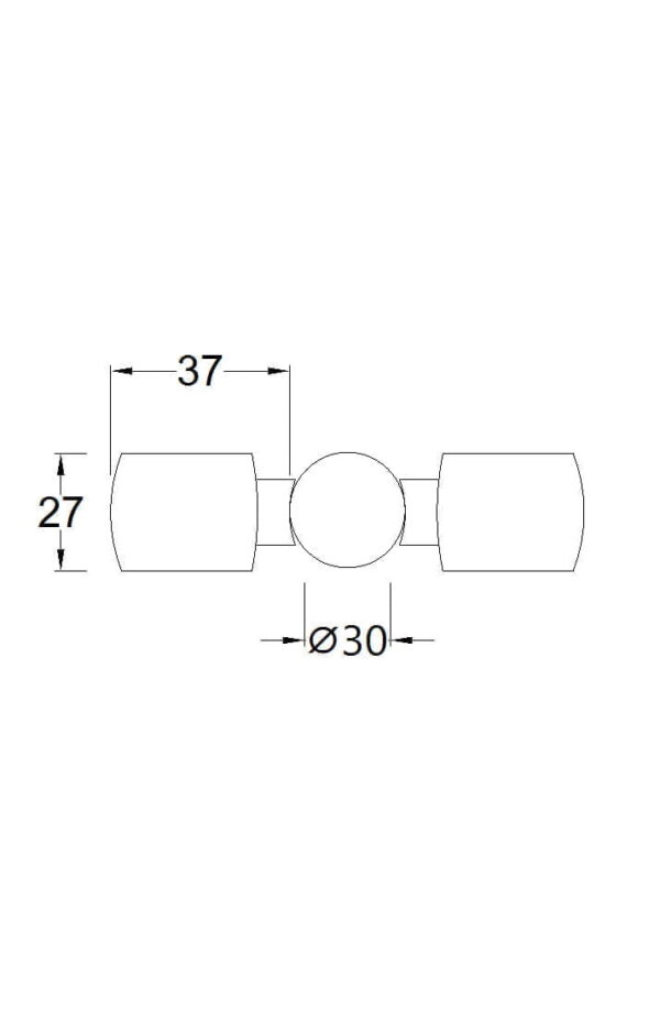 Raccord réglable en angle pour tube d19mm A241 – Image 3