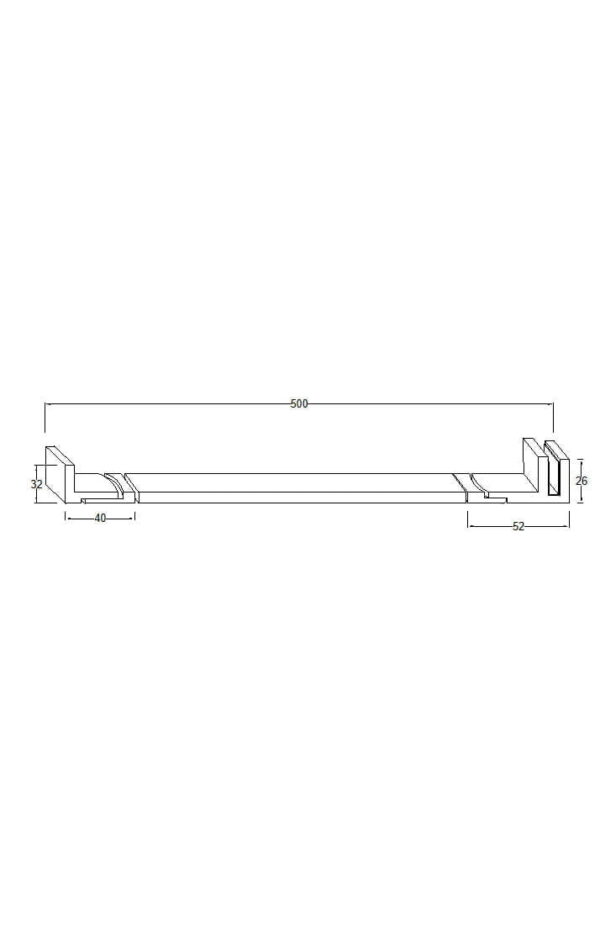 Barre Raidisseur rectangulaire A251 – Image 3